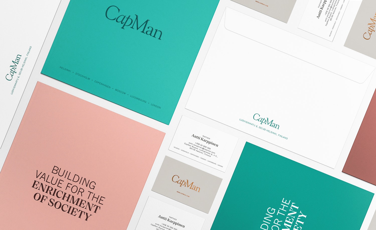 CapMan brand elements.