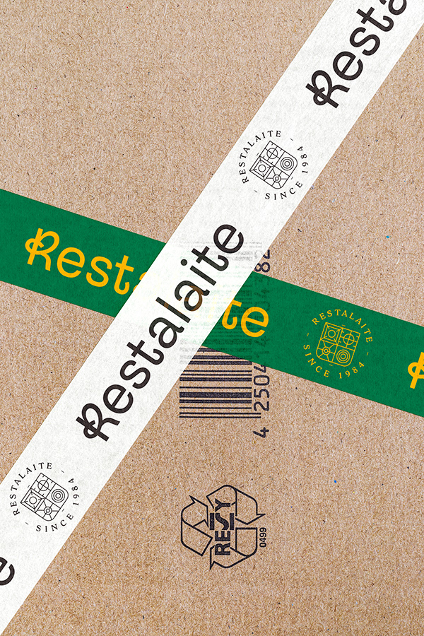 Restalaite identity elements.